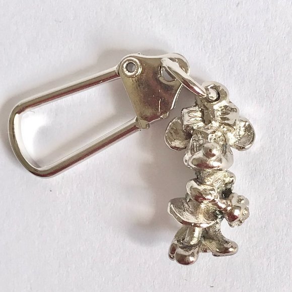 Vintage Minnie Mouse 3D Charm Zipper Pull Backpack Purse  Disney Keychain - Picture 6 of 10